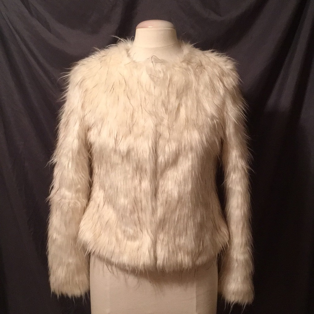 Faux fur jacket